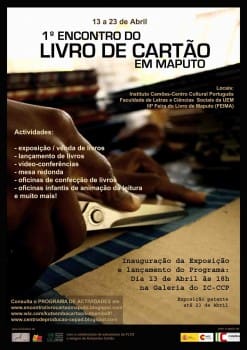 Cartel del Encontro de Livro de Cartão
