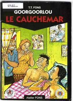 Portada de Le cauchemar, uno de los álbumes de Goorgoorlou, de T.T. Fons