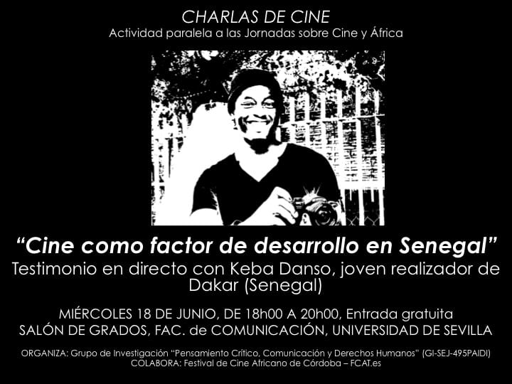 Cartel charla de cine_Keba Danso_US