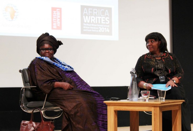 Ama Ata Aidoo y la Dr Wangui Wa Goro en Africa Writes / Estrella Sendra