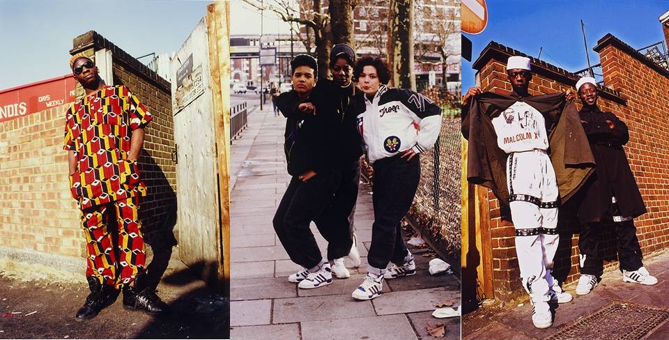 Norman 'Normski' Anderson fué parte de la escena musical hip hop de 1980. Fotografió la cultura juvenil británica para revistas como I-D o Vogue. EL Hip-Hop era visto como una expresión moderna de conciencia negra. Combinaba elementos deportivos con detalles que representaban la herencia africana como las telas del oeste africano o el kente.