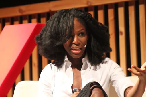 Taiye Selasi, durante su presencia en Barcelona. Foto: Carlos Bajo