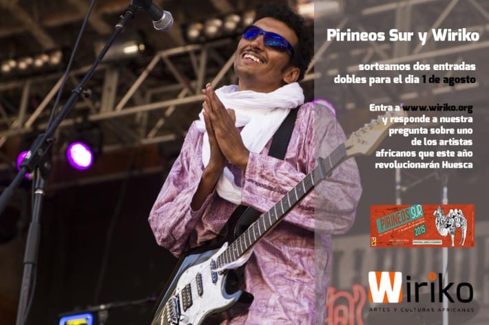 Imagen de Bombino, uno de los artistas africanos que este año estarán presentes en el Festival Pirineos Sur.