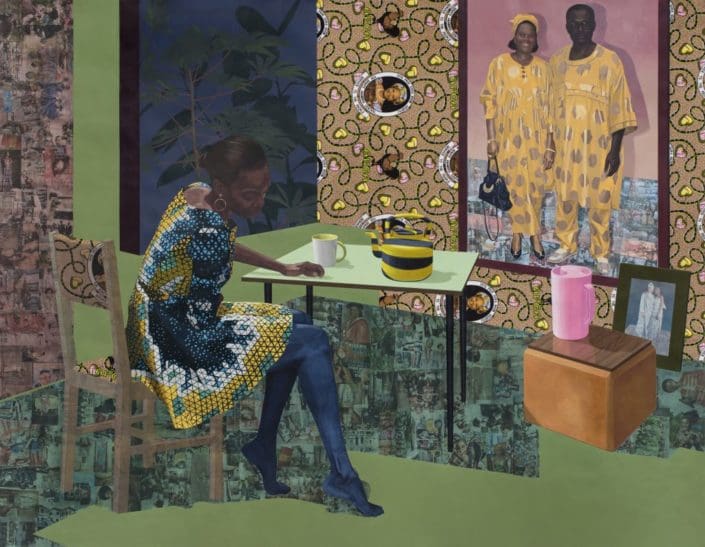 Dwell Aso Ebi Photo by Brian Forrest Courtesy the artist and Victoria Miro, London.
