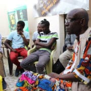 Abdel Aziz Boye en Ciné Banlieue (Foto: Estrella Sendra, diciembre 2015)
