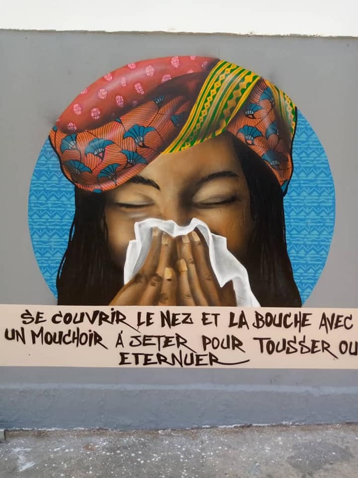 Mural en Dakar realizado por el colectivo RBS Crew.