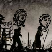 William Kentridge, More Sweetly Play the Dance, 2015, fotograma