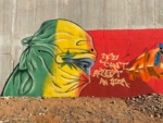 Mural en Dakar realizado por el colectivo RBS Crew./Foto: Facebook de Madzoo.