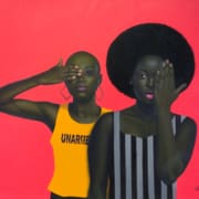 Oluwole Omofemi – Unarmed – 2020 – 137,5cm H x 185,5cm W – Oil and acrylic on canvas – HR